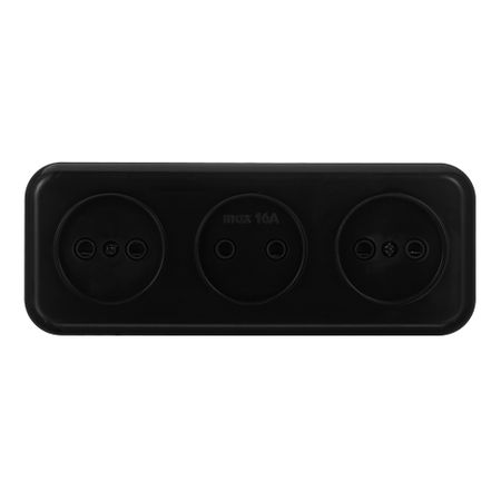 Розетка Svet накладная черная (0215-00691)