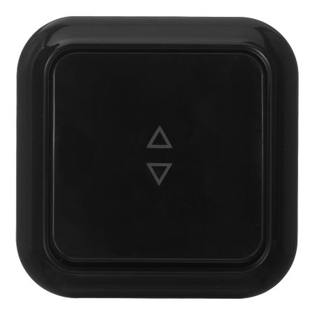 Выключатель Svet одноклавишный накладной черный (EV0361-7311/5668)