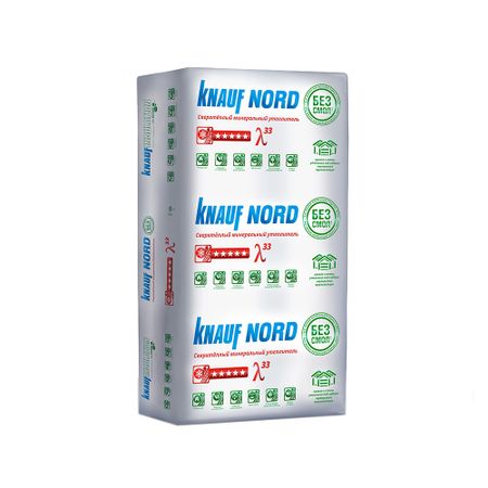 Утеплитель Knauf Nord 100х600х1250 мм 4,5 кв.м