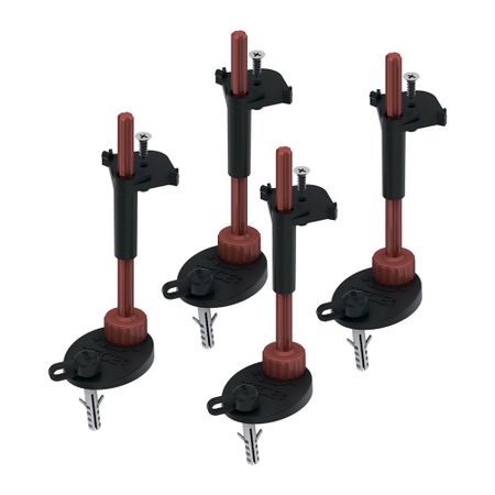 Опоры Tece 64–165 мм пластик (4 шт.) (3690007) латунные опоры для материнской платы newhonghuida m2 m2 5 m3 m4 m5 m6