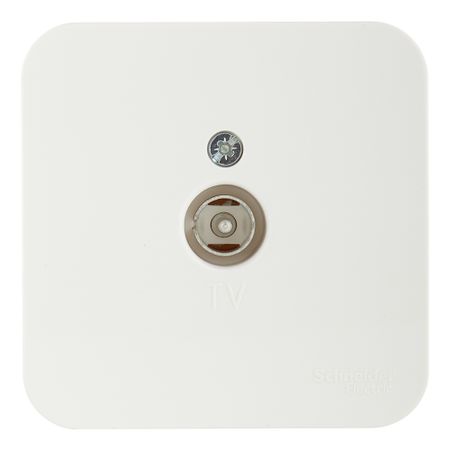 Розетка телевизионная Systeme Electric Blanca накладная молочная (BLNTA000012) розетка телевизионная накладная tdm electric дача сосна