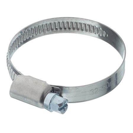 Хомут червячный обжимной 32-50 мм нержавеющая сталь (2 шт.) гайки бабочки azkd din315 нержавеющая оцинкованные м3 м12