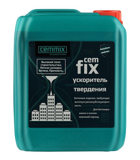 Добавка ускоритель твердения CemMix CemFix 5 л милиция и этнические мигранты практики взаимодействия