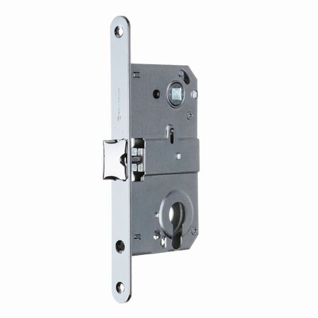 Замок врезной Palladium 385 CP для межкомнатной двери под цилиндр хром цилиндр замка боковой двери для экскаватора komatsu 60 70 110 120 130 210 220 240 300