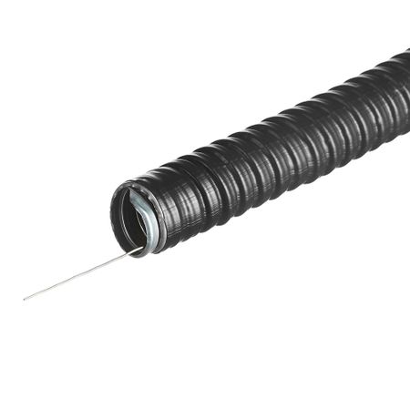 Металлорукав в ПВХ оболочке Р3-ЦПнг с протяжкой 18 мм IEK (50 м) (CMP10-18-050-C)