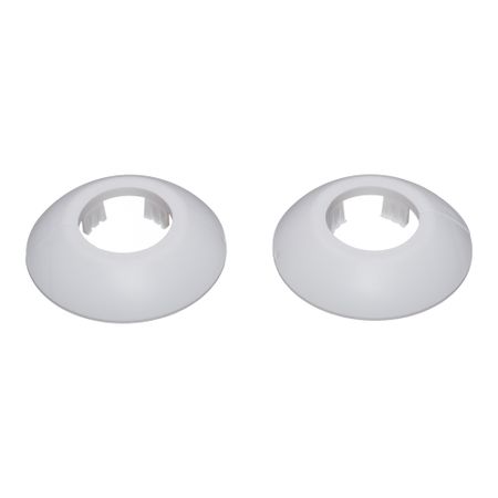 Обвод для труб ПВХ декоративный 28 мм белый матовый (2 шт.) декорация actuel колокольчики металлические 36 см