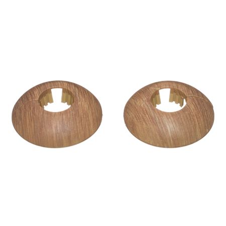 Обвод для труб ПВХ декоративный 22 мм дуб обыкновенный (2 шт.)