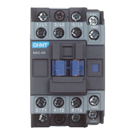 Контактор модульный Chint NXC-09 220 В 9 А тип AC 1НО+1НЗ (836704)