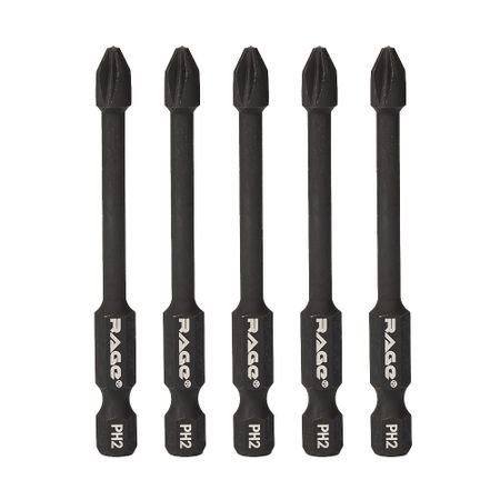 Бита Rage by Vira (554127) PH2 магнитная 70 мм торсионная (5 шт.)