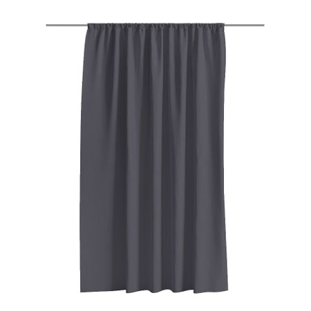 Штора канвас уголь 150х280 см Legrand Канвас (58109815)