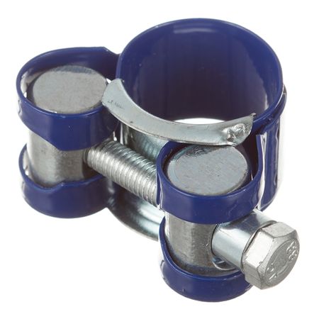 Хомут силовой Hard-Fix 17-19 мм оцинкованная сталь с полимерным покрытием одноболтовый хомуты для шлангов оцинкованные 10 шт