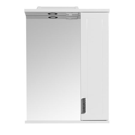 Зеркальный шкаф АСБ-Мебель Лиана 60х80х16 см с подсветкой белый иван михайлович крупянко михаил иванович крупянко лиана георгиевна арешидзе культура питания японии энциклопедия