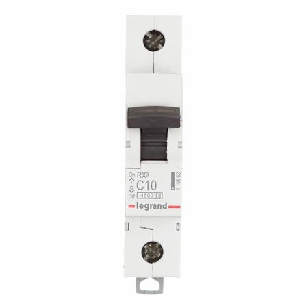 Автоматический выключатель модульный Legrand RX3 1P 10А тип C 4,5 кА 230/400 В (419662) для subaru outback 2009 2020 автоматический доводчик окон открывающийся стекло подъемный модуль комплект устройств левый руль автомобиля