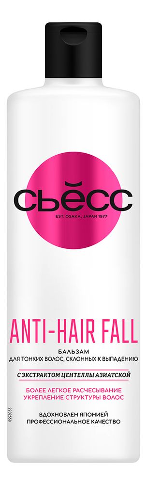 Бальзам для тонких склонных к выпадению волос Anti-Hair Fall 450мл