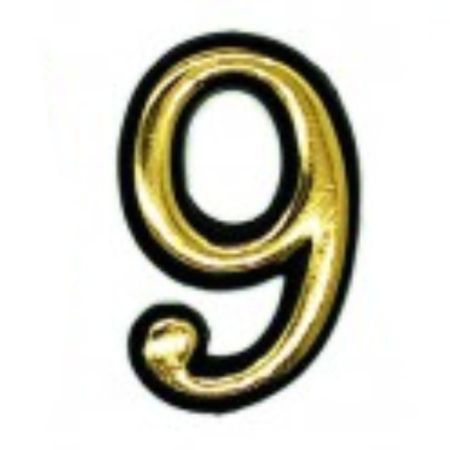 Цифра пластмассовая Локри №9