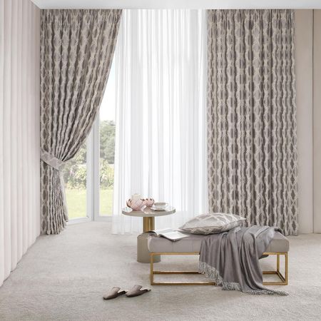 Комплект штор с подхватами Togas Минелла бежевый 260х270 см