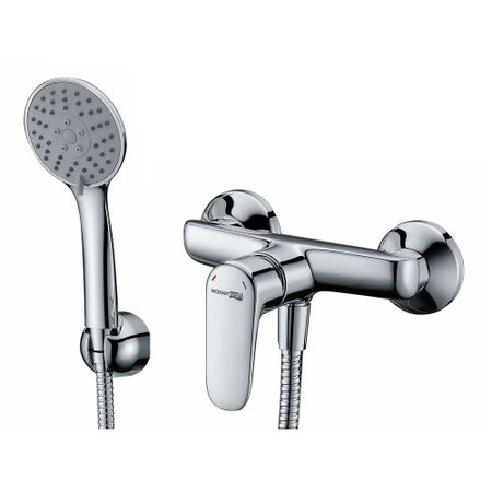 Смеситель для душа без излива WasserKraft Vils хром с лейкой однорычажный (5602)
