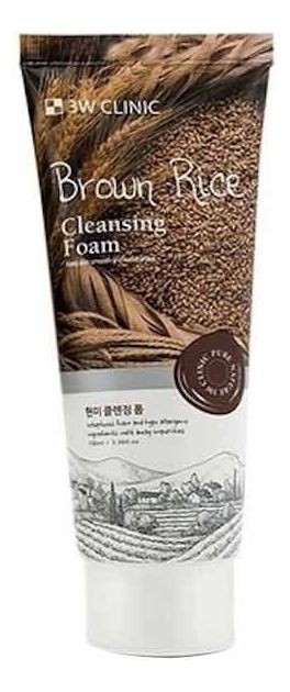 Пенка для умывания с коричневым рисом Pure Natural Anti Sebum Brown Rice Foam Cleansing 100мл пенка для умывания arencia rice mucin с рисом и муцином улитки 120 г