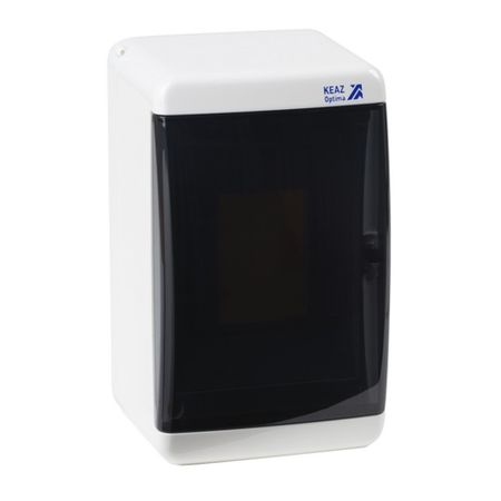 Щит распределительный навесной КЭАЗ OptiBox ЩРН пластиковый IP41 140х96х93 мм 4 модуля белый
