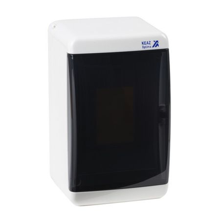 Щит распределительный навесной КЭАЗ OptiBox ЩРН пластиковый IP41 140х132х93,2 мм 6 модулей белый