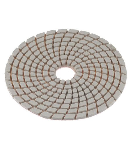 Круг алмазный шлифовальный по камню Trio-Diamond гибкий d100 мм P3000 для мокрого шлифования