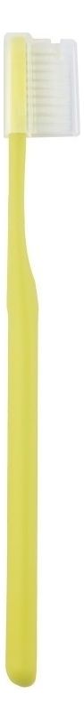 Зубная щетка c наночастицами серебра и сверхтонкой двойной щетиной Dental Care Nano Silver Pectrum Toothbrush (средней жесткости и мягкой): Пастельный лимон зубная щетка president exclu с радужной щетиной средней жесткости 1 шт