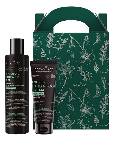 Набор Energy No3 (натуральный гель д/душа Aromatherapy Body 200мл + интенсивный крем д/рук и ног Aromatherapy Body 75мл)
