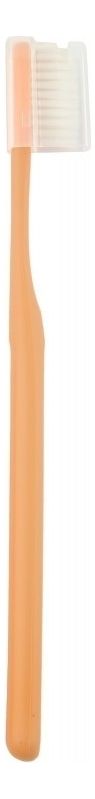 Зубная щетка c наночастицами серебра и сверхтонкой двойной щетиной Dental Care Nano Silver Pectrum Toothbrush (средней жесткости и мягкой): Пастельный оранжевый зубная щетка president exclu с радужной щетиной средней жесткости 1 шт