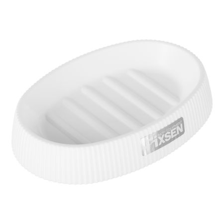 Мыльница для ванной Fixsen White Boom настольная пластик белая (FX-412-4)