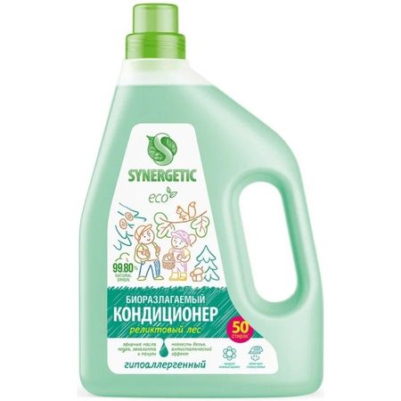 Кондиционер-ополаскиватель для белья Synergetic Реликтовый лес 1,5 л