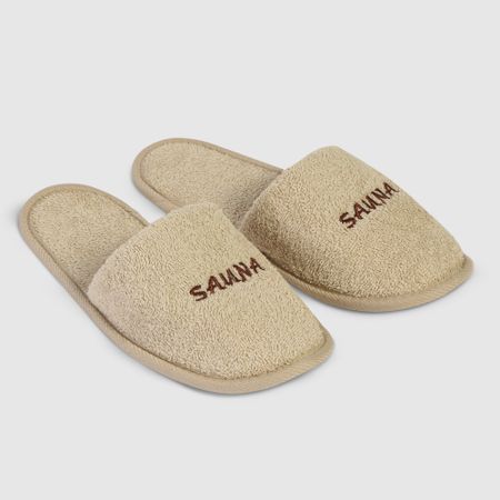 Тапочки Asil Sauna коричневые р.39