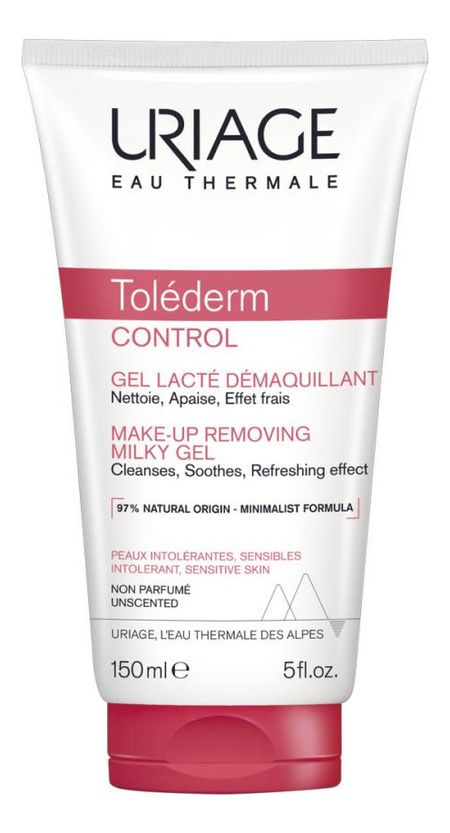 Деликатный очищающий гель-молочко для снятия макияжа Tolederm Control Gel Lacte Demaquillant 150мл