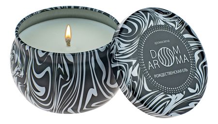 Ароматическая свеча Рождественская ель: свеча 125г рождественская повязка на голову с рогом оленя