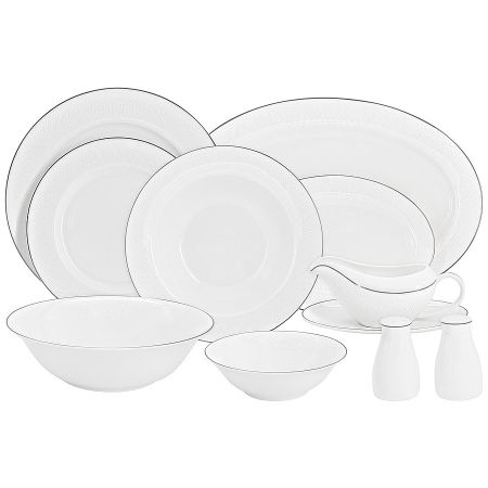 Сервиз обеденный Anna Lafarg Emily Айвори 27 предметов 6 персон