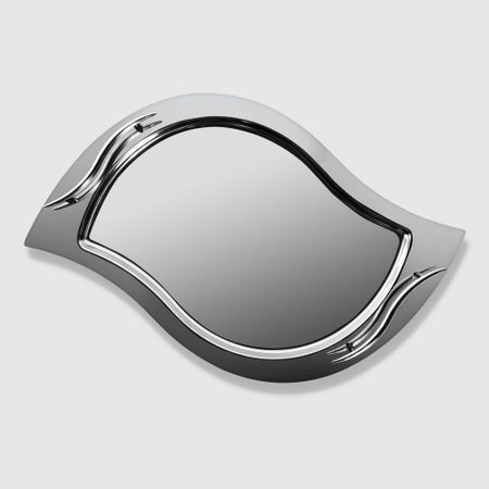 Поднос зеркальный Nehir Gizem серебристый 45х31 см поднос apollo teatro 23х9см прямоугольный нерж   серебристый