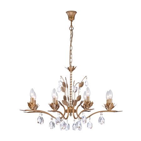 Люстра классика на цепи Arti Lampadari MERANA E 1.1.8 AG