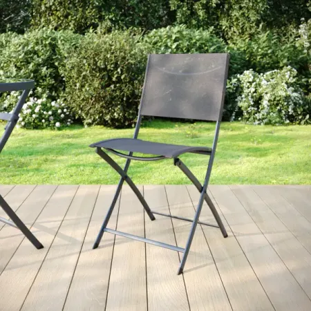 Стул Naterial Emys Origami складной 52x42x83 см сталь темно-серый китайский ручной складной веер из бамбука