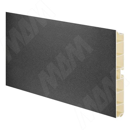 Цоколь пластиковый (высота 150, длина 4000 мм), графит зернистый (15.0122R 4M)