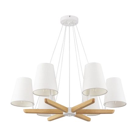 Люстра подвесная Freya Arellano E14 240 Вт 16 кв.м (FR8019PL-06W) camal 1 шт 38 мм 50 мм k9 прозрачные кри ные стеклянные призмы в форме двойной груши подвесной ловец солнца лампа подвесная люстра