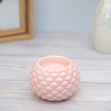 Подсвечник Capistrano, розовый необработанный розовый кварц aiercrystal