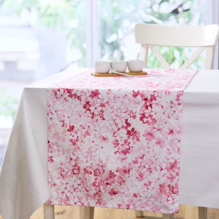 Скатерть-дорожка Нежность/Tenerezze лен белая скатерть дорожка