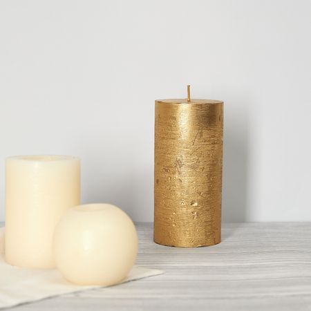 Свеча Пламя золотое/Fiamma Gold классическая