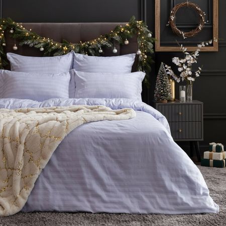 Постельное белье Lilac mist, страйп-сатин