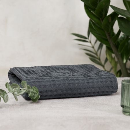 Полотенце вафельное Francesca, графит мария парр вафельное сердце