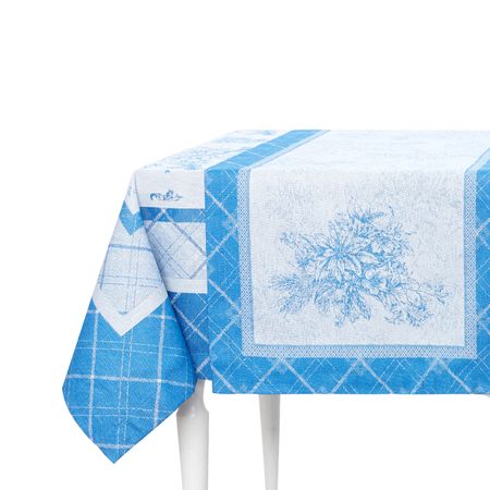 Скатерть-дорожка Тойе-де-Жуи/Toile de Jouy лен белая скатерть дорожка