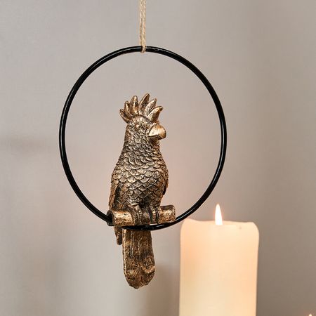 Подвесная декорация Лече/Lecce, золотая декорация actuel колокольчики металлические 36 см