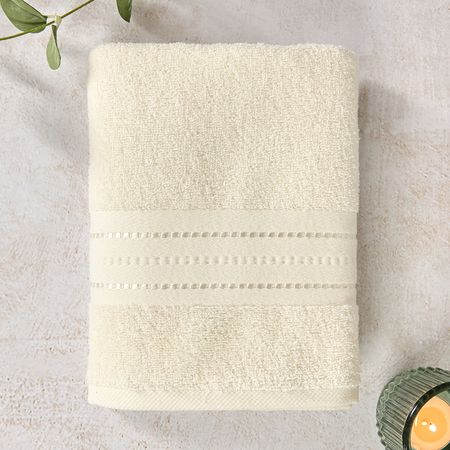 Полотенце махровое Базена/Basena, молочное