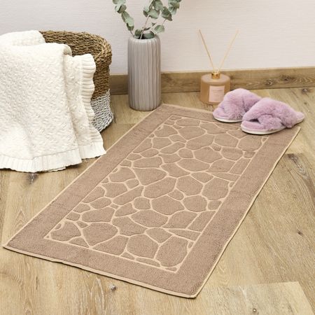 Коврик махровый Acate, коричневый конек плоский 2000х150х150мм коричневый