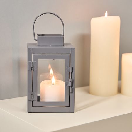 Подсвечник Фонарь/Lanterno, серый керамогранит керамин монако 1 серый 500x500x9 мм 5 шт 1 25 кв м