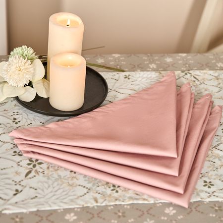 Набор салфеток Розовый беж/Rose beige необработанный розовый кварц aiercrystal